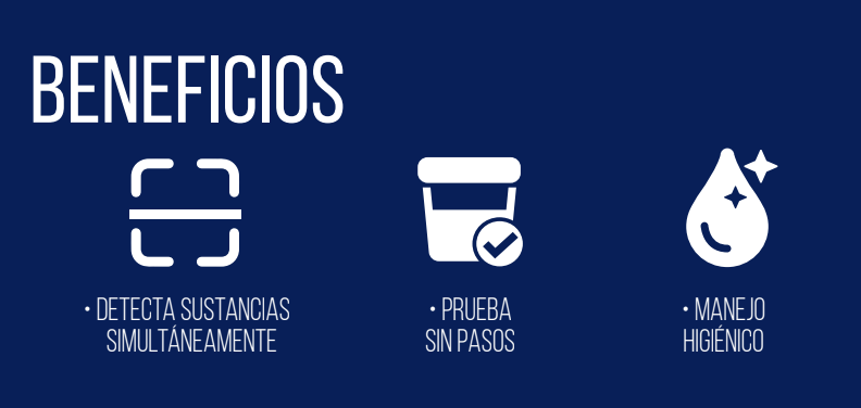 BENEFICIOS DRUGCHECK® FRASCO NXSCAN ONSITE